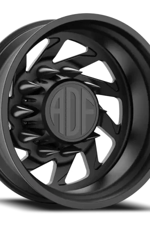 Adf Contractor Left Dually Wheel 26x8.25 8x170 Satin Black -156mm - MINIMUM PURCHASE OF 4 - FREE T-SHIRT INCLUDED! Premium