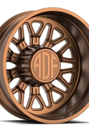Adf Sportsman Dually Wheel - 24x8.25 8x165.1 Bronze -167mm - MINIMUM PURCHASE OF 4 - FREE T-SHIRT INCLUDED! Cheap