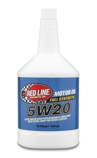 Warranty Included Red Line 5W20 Motor Oil - Quart