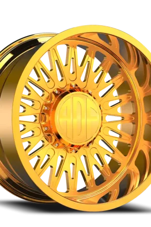 Adf Bobtail Dually Wheel 22x14 10x225 24K Gold -76mm - MINIMUM PURCHASE OF 4 - FREE T-SHIRT INCLUDED! Grab Now
