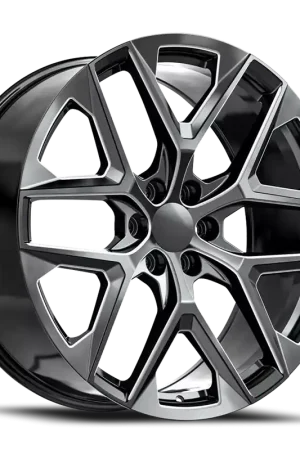 Crafted O.E. Revolution C-39 Wheel 26x10 6x139.7 Gloss Black & Milled 31mm - MINIMUM PURCHASE OF 4 WHEELS