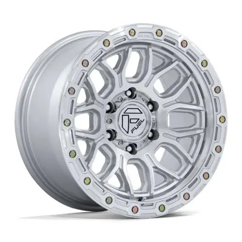 Fuel Fc881 Surge Wheel 20x9 6x139.7 Gloss Silver w/ Machined Face 20mm FC881SD20906820 - FREE T-SHIRT INCLUDED! Hassle-Free Returns