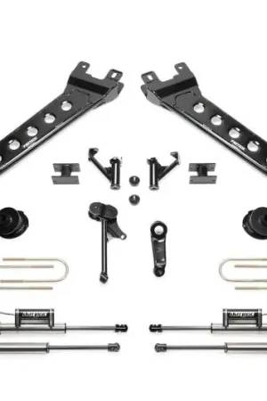 Fabtech 13-18 Ram 3500 4WD 5in Radius Arm Kit w/2.25 Dlss Latest