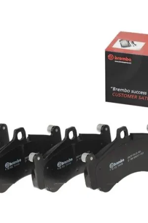 Budget Brembo 2010 Land Rover LR4/10-12 Range Rover Front Premium Low-Met OE Equivalent Pad