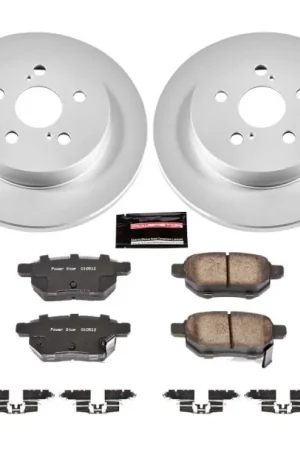 Affordable Power Stop 11-17 Lexus CT200h Rear Z17 Evolution Geomet Coated Brake Kit