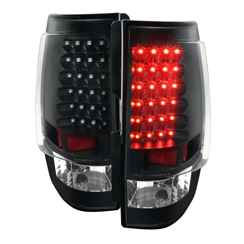 Worldwide Shipping Spec-D Black LED Tail Light SPE LT-DEN07JMLED-V2-TM