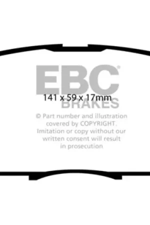 EBC 04-07 Lexus RX330 3.3 Yellowstuff Front Brake Pads High Quality