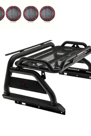 Seasonal Sale Black Horse Off Road Atlas Roll Bar Kit GDRD ATRB7BK-PLFR