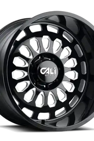 Cast Aluminum Wheels Paradox 9113 GB 20x12 Milled Spokes Gloss Black 6 On 139.7 Bolt Pattern -51 Offset Cali Offroad Wheels Buy Today
