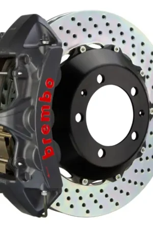 Brembo 23+ GR Corolla Front GTS BBK 4 Piston Cast 355x32 2pc Rotor Drilled-Black HA Original