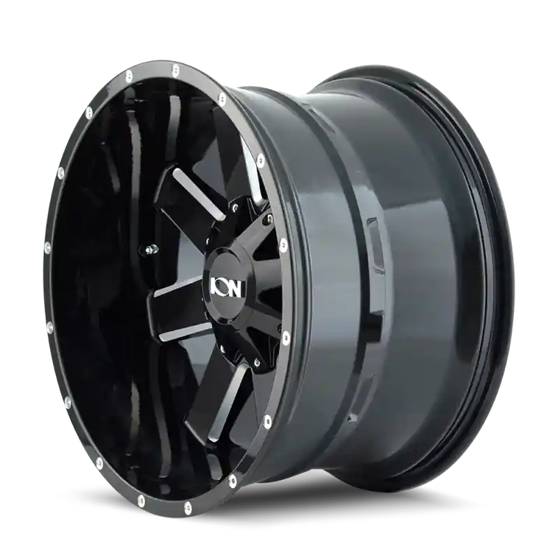 ION Type 141 18x9 / 6x135 BP / 0mm Offset / 106mm Hub Gloss Black Milled Wheel Price Cut