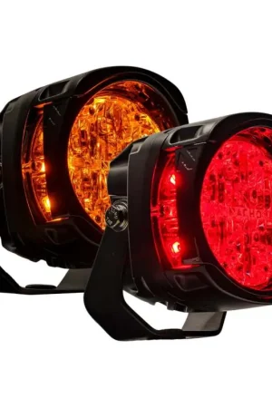 Nacho Lighting Quatro Chase - Amber/Red (Pair) Premium