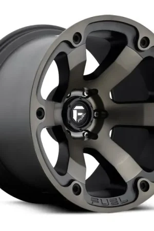 Certified Fuel Offroad Wheels Beast D564 Matte Black Machined w/ Dark Tint 18x9 1mm Offset 5x127 (5x5)