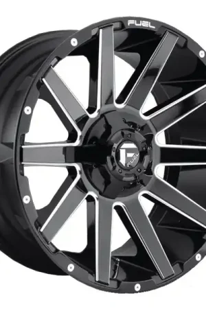 Fuel Offroad Wheels Contra D615 Gloss Black Milled 20x9 1mm Offset 8x170 Trending