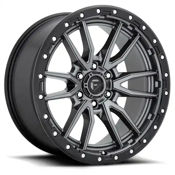 Fuel Offroad Wheels Rebel D680 Anthracite with Black Lip 18x9 20mm Offset 6x120 Grab Now