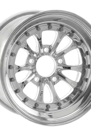 Genuine Weld Vitesse 15x6 / 5x4.75 BP / 3.5in. BS Polished Wheel - Non-Beadlock