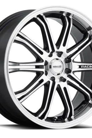 Budget Maxxim Ferris 16x7 8x100/114.3 ET40 Black Machine Face
