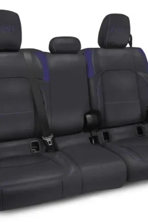 Handmade PRP Jeep Wrangler JT Rear Bench Covers - with no Armrest - Black/Purple