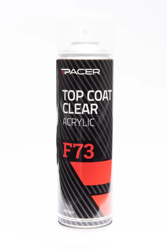 Pacer F73 Top Coat Clear Acrylic 400g Aerosol - TCC400 (Pickup Only) Price Drop