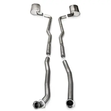 Next Day Delivery Stainless Works 1968-72 Corvette Exhaust BB Automatic Trans 2-1/2in Factory Connect - V6814300S