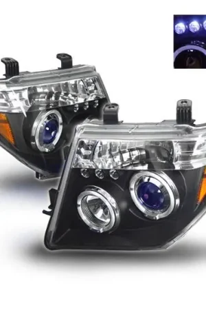 Black LED Halo Pro Headlights Trusted Brand