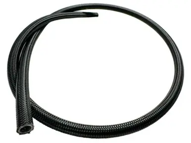 Fuelab Black Nylon Stainless Steel Braided PTFE Hose - 12AN - 6ft - 72700-12-6 One Day Deal