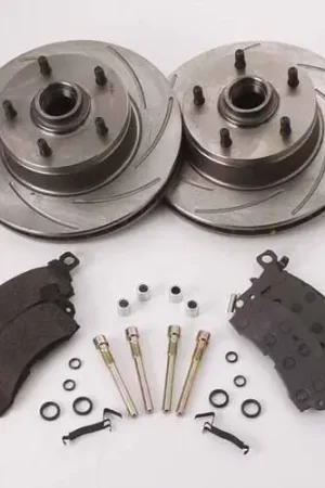 Low Price SSBC Turbo Slotted Rotors & Pads - Front - A2370009
