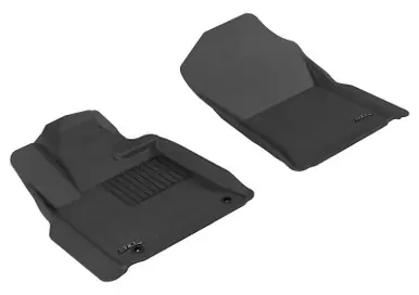 3D MAXpider 2012-2020 Toyota Tundra Reg/DBL/Crewmax/Sequoia Kagu 1st Row Floormat - Black - L1TY14911509 Order Now