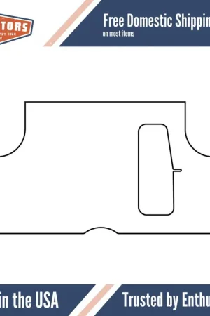 Trunk Floor Mat Cover for 1953-54 Chevrolet Ultra High Definition Rubber Smooth Price Cut