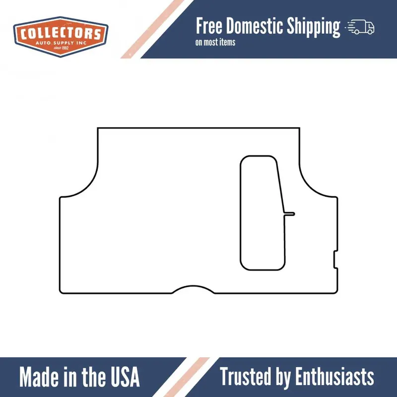Trunk Floor Mat Cover for 1953-54 Chevrolet Ultra High Definition Rubber Smooth Price Cut