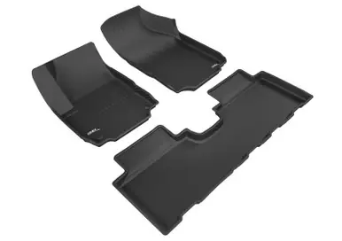 Get Yours 3D MAXpider 2018-2020 Chevrolet Equinox Kagu 1st & 2nd Row Floormats - Black - L1CH08501509