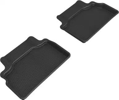 3D MAXpider 2012-2016 Hyundai Genesis Kagu 2nd Row Floormats - Black - L1HY02321509 Top Rated