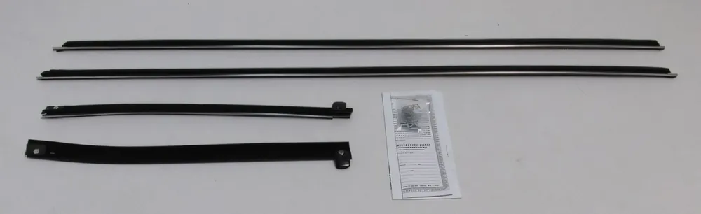 Window Sweeps Felt Kit for Chevrolet Chevelle 1969 Convertible Authentic 4pcs Same Day Shipping