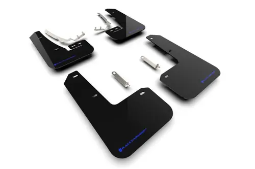 Rally Armor 2022-2025 MK8 Volkswagen Golf GTI/R UR Black Mud Flap w/ Blue Logo Wholesale
