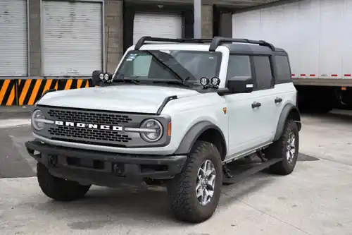 Factory Price Go Rhino 2021-2024 Ford Bronco 4dr E-BOARD E1 Electric Running Board Kit (No Drill) - Tex. Blk