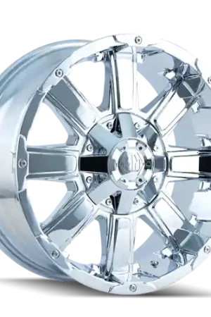 Time-Limited Mayhem 8030 Chaos 18x9 / 6x135 BP / 18mm Offset / 106mm Hub Chrome Wheel