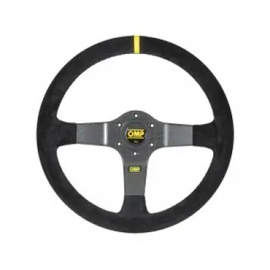 Certified OMP Rally SteeringW Suede Leather (Black) - OD0-2028-071