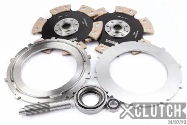 XClutch Porsche 9in Twin Solid Ceramic Multi-Disc Service Pack - XMS-230-PR01-2E-XC Warranty Included