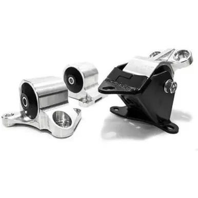 Luxury Innovative 96-00 Civic B/D Series Black Aluminum Mounts 95A Bushings (2 Bolt) - B10050-95A-BA