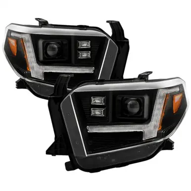 Spyder Signature 14-21 Toyota Tundra SR/SR5 Projector Headlights - Black (PRO-YD-TTU14V2SI-SBSEQ-BK) - 5088802 Wholesale