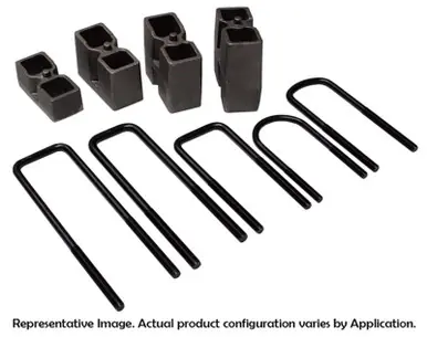 Bargain Skyjacker 1983-1997 Ford Ranger 4 Wheel Drive Suspension Block and U-Bolt Kit - BUK3524