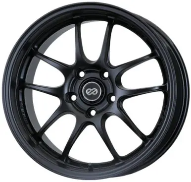 Enkei PF01 18x10.5 5x114.3 15mm Offset 75mm Bore Black Wheel **Special Order** - 460-8105-6615BK Fast Shipping