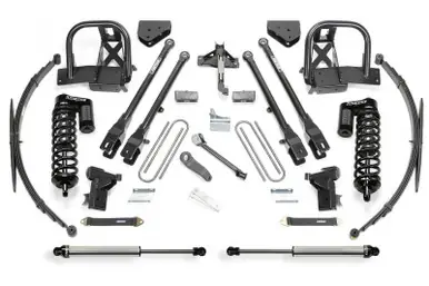 Fast Shipping Fabtech 11-16 Ford F250 4WD 10in 4Link Sys w/Dlss 4.0 C/O & Rr Dlss - K2152DL