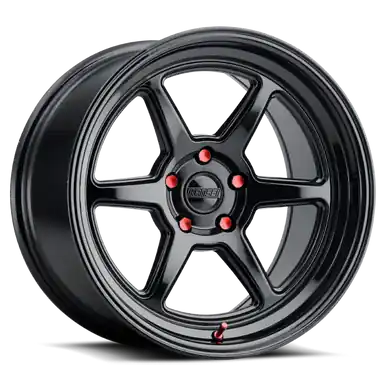 Kansei K14B Roku 18x10.5in / 5x100 BP / 12mm Offset / 66.56mm Bore - Gloss Black Wheel - K14B-181516+12 Reduced Price