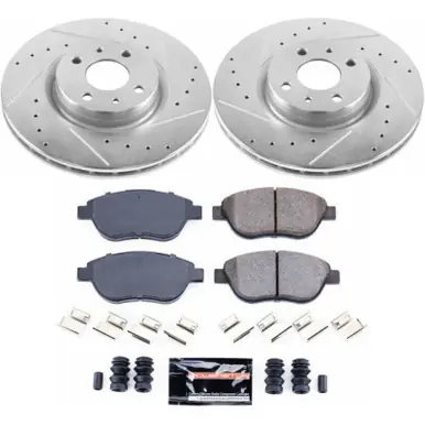 Buy Today Power Stop 12-18 Fiat 500 Front Z23 Evolution Sport Brake Kit - K6426