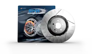 SHW 10-16 Porsche Panamera Turbo 4.8L w/o Ceramic Brakes Left Front Slotted Lightweight Brake Rotor - PFL49725 Crafted