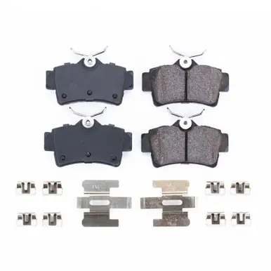 Worldwide Shipping Power Stop 94-01 Ford Mustang Rear Z17 Evolution Ceramic Brake Pads w/Hardware - 17-627A