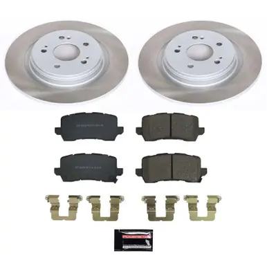 While Supplies Last Power Stop 21-22 Honda Odyssey Rear Semi-Coated Rotor Kit - SC8768